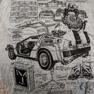 Lootcrate back to the future Delorean tshirt